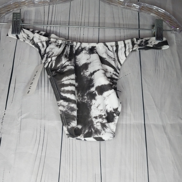 L.A Hearts By PacSun Black and White Tie Dye Cheeky Bikini Bottom NWT - Picture 6 of 9